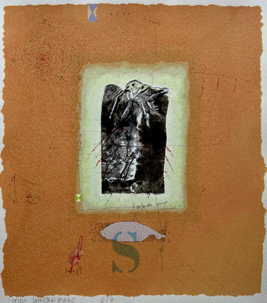 Zeefdruk Peter van den Berg, Antiek en Kunst, Verzenden