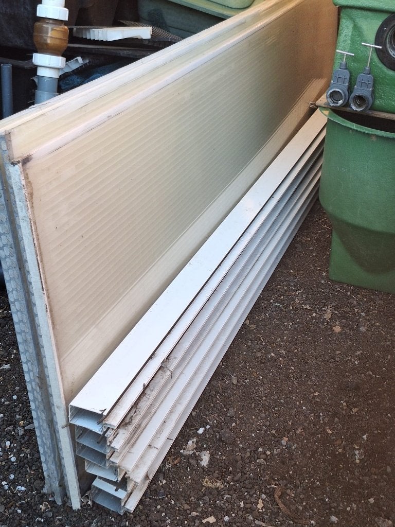 terrasoverkapping  stevige alminium veranda  L 482 x 370, Ophalen, Gebruikt, Veranda
