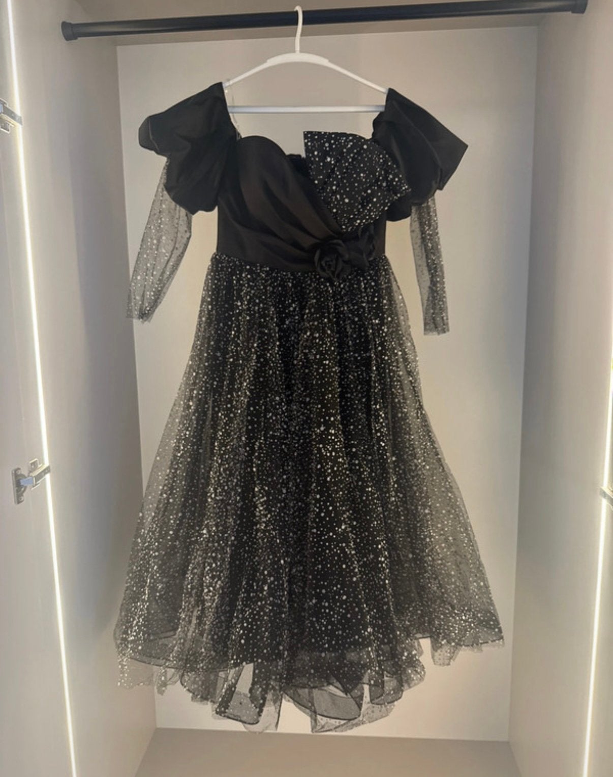 Feestjurk, Kleding | Dames, Gelegenheidskleding, Maat 38/40 (M), Galajurk, Zwart, Ophalen of Verzenden