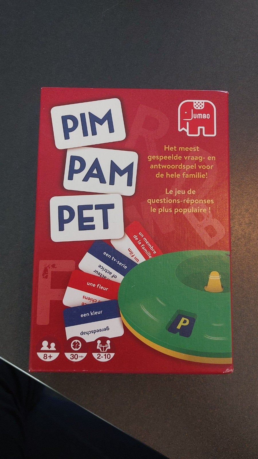 Pim Pam Pet - Compleet, NL & FR kaarten, z.g.a.n., Vijf spelers of meer, Ophalen, Zo goed als nieuw, Jumbo
