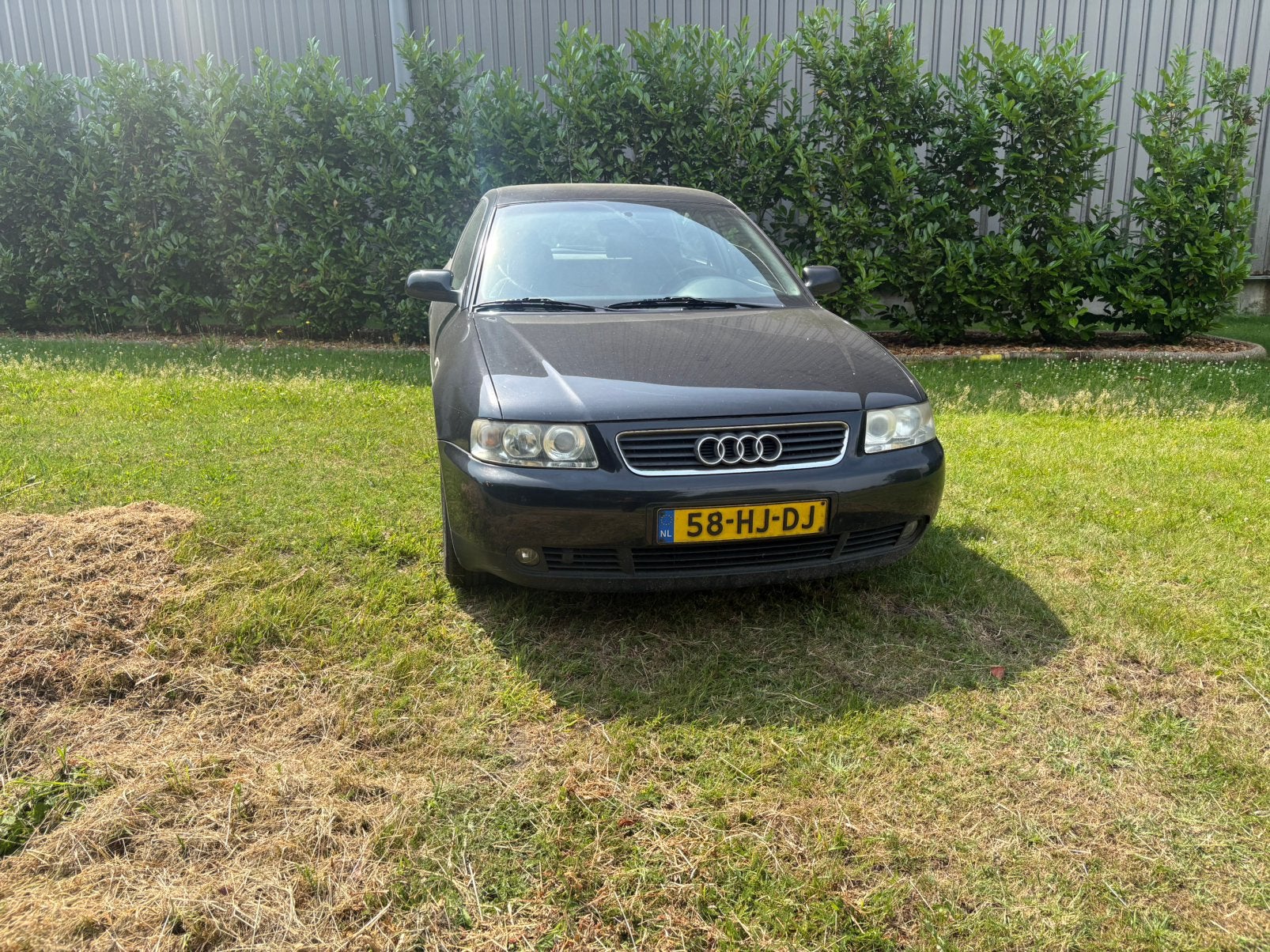Audi A3 1,6 benzine, 2001 nieuwe APK, Achterwielaandrijving, Zwart, 4 stoelen, 1595 cc