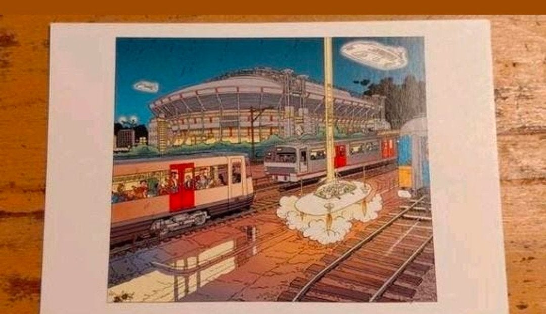 Ansichtkaart Johan Cruijff Arena GVB 100 jaar, Ophalen of Verzenden, 1980 tot heden, Ongelopen, Noord-Holland