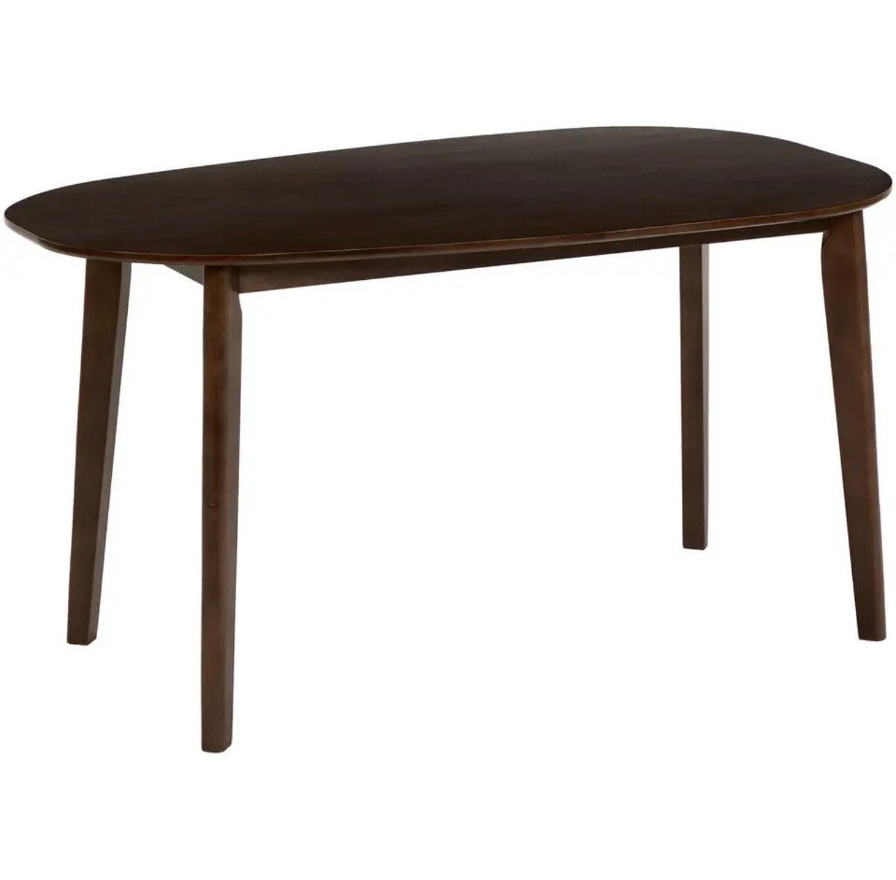 Nieuwe Avella Ovale Eettafel Bruin - Kwantum (140x85cm), Huis en Inrichting, Tafels | Eettafels, Ophalen, 100 tot 150 cm, Nieuw