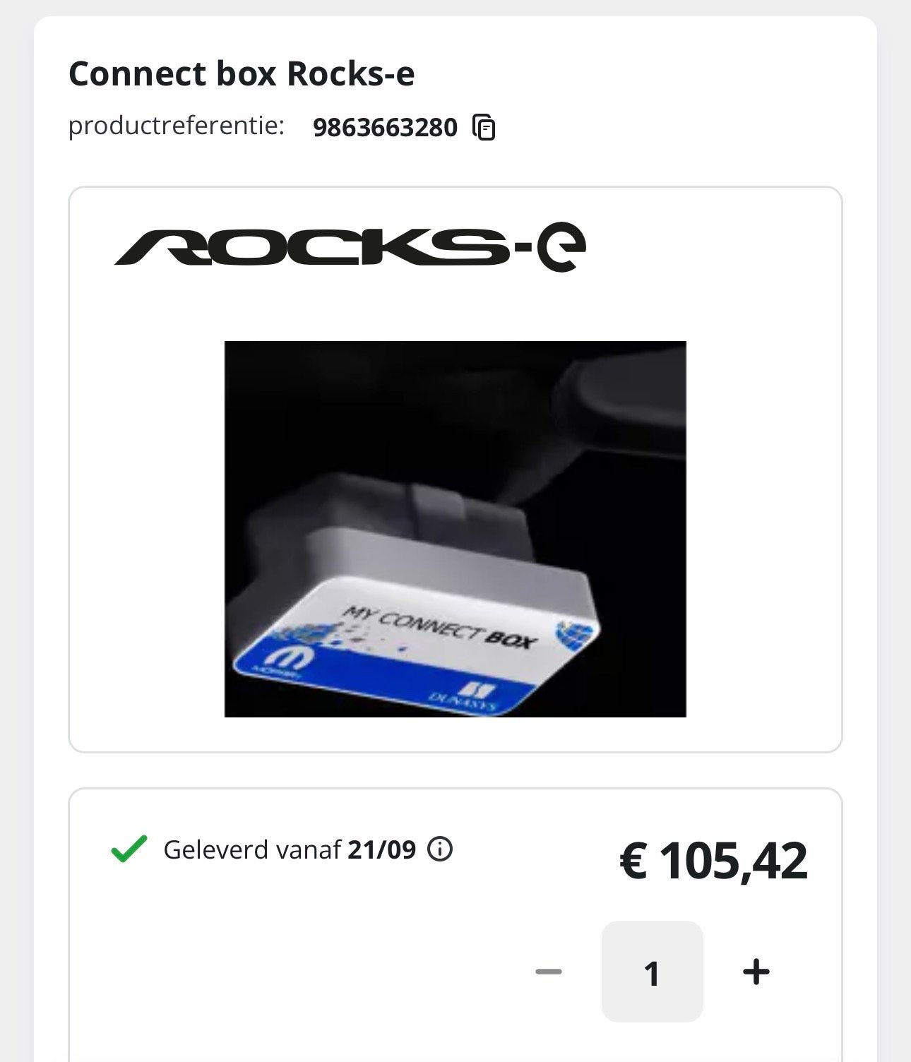 Connect Box Rocks-e voor Citroën Ami / Opel Rocks-e, Ophalen of Verzenden, Nieuw
