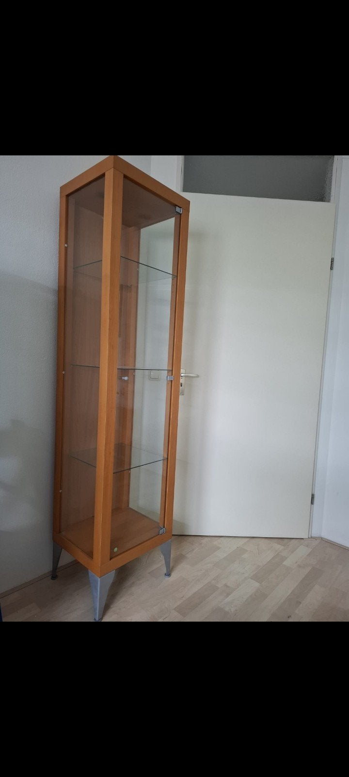 Vitrinekast op pootjes, Ophalen, 25 tot 50 cm, 50 tot 100 cm, 150 tot 200 cm