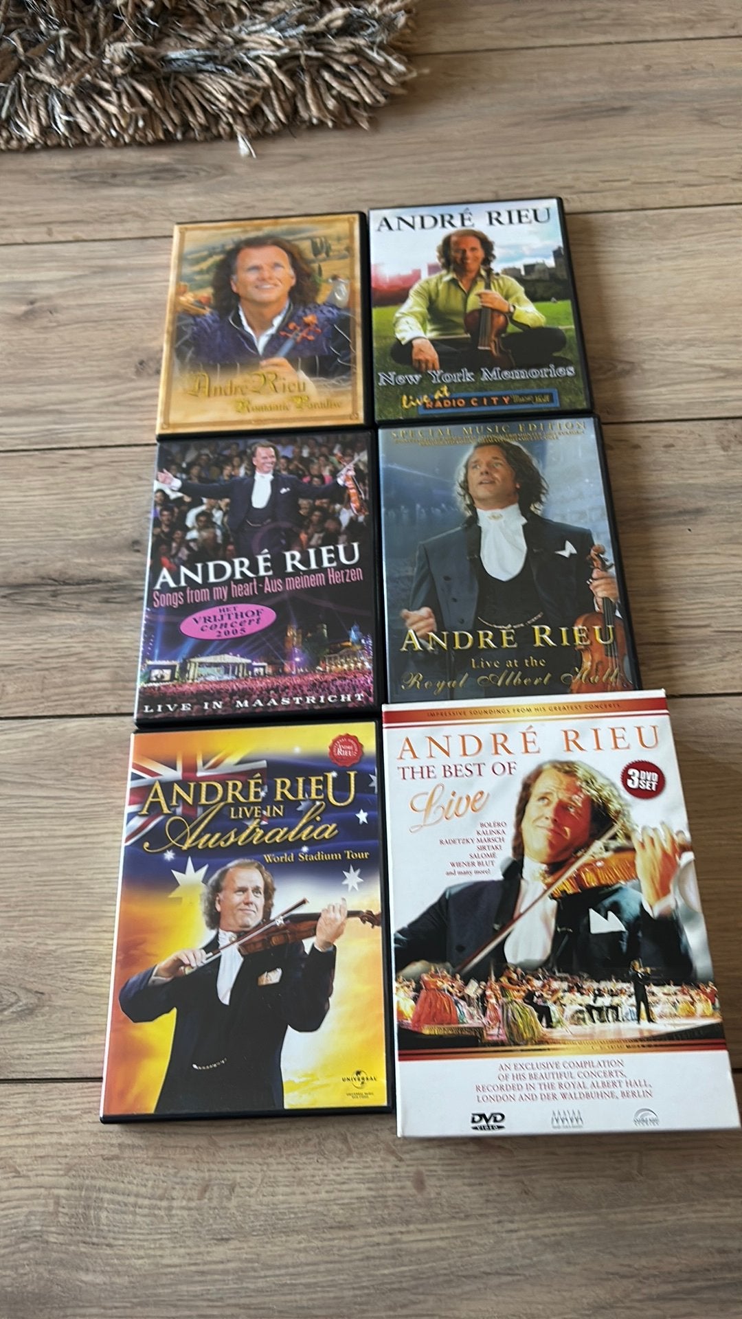 Mooie verzameling André Rieu DVD’s – Concerten & Live Box, Alle leeftijden, Ophalen of Verzenden, Zo goed als nieuw, Stand-up of Theatershow