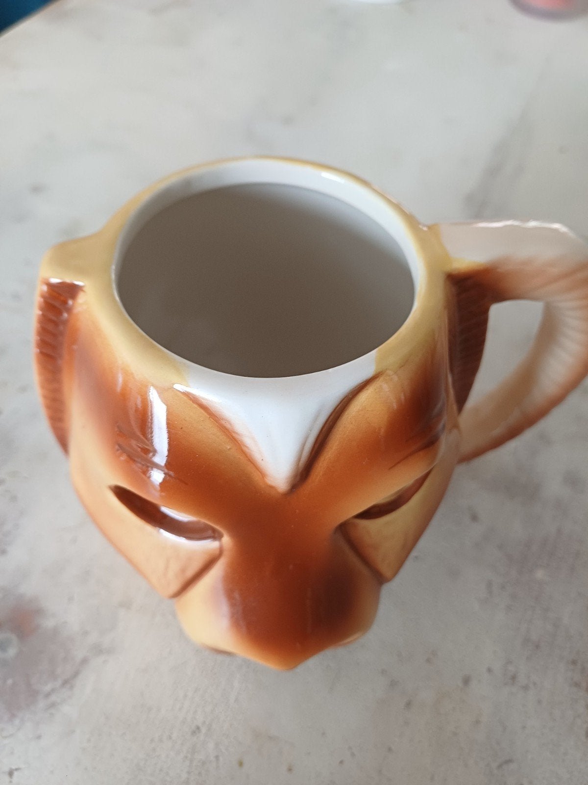 3D beker Lion King., Ophalen of Verzenden, Leeuwenkoning of Jungle Boek, Zo goed als nieuw, Servies