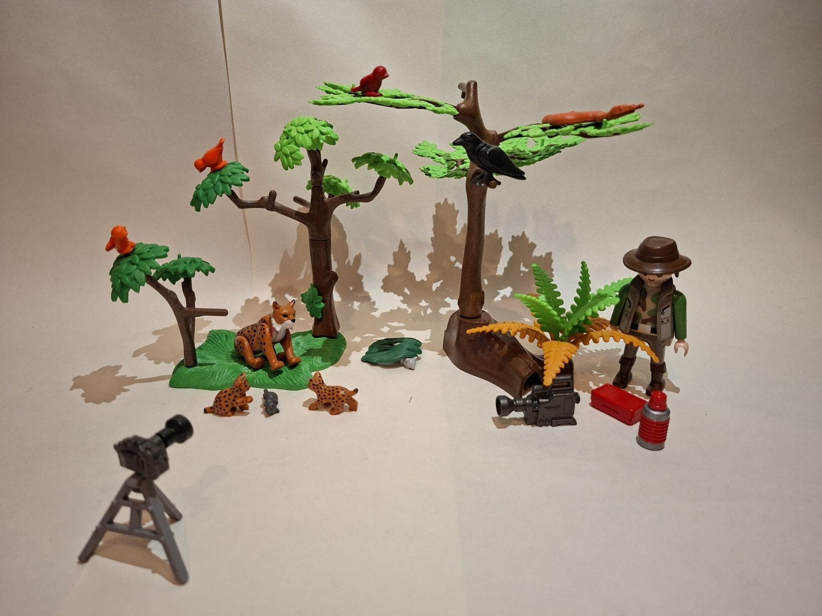 Playmobil lynxen met cameraman, Ophalen of Verzenden, Zo goed als nieuw, Complete set, Overige typen