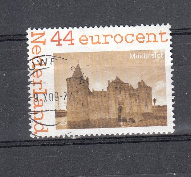 persoonlijke :  kasteel Muiderslot, Ophalen of Verzenden, Na 1940, Gestempeld