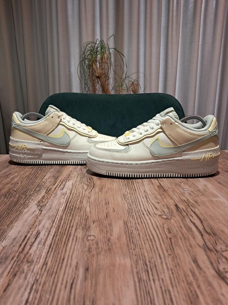 Nike Air Force 1 Shadow 'Citron Tint' Size 40, Kleding | Dames, Wit, Nike, Ophalen of Verzenden, Sneakers of Gympen