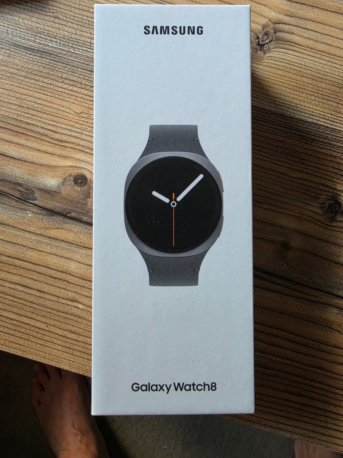 Samsung Galaxy Watch 8 Graphite - Zo goed als nieuw, Ophalen, Zo goed als nieuw, Samsung, Waterdicht