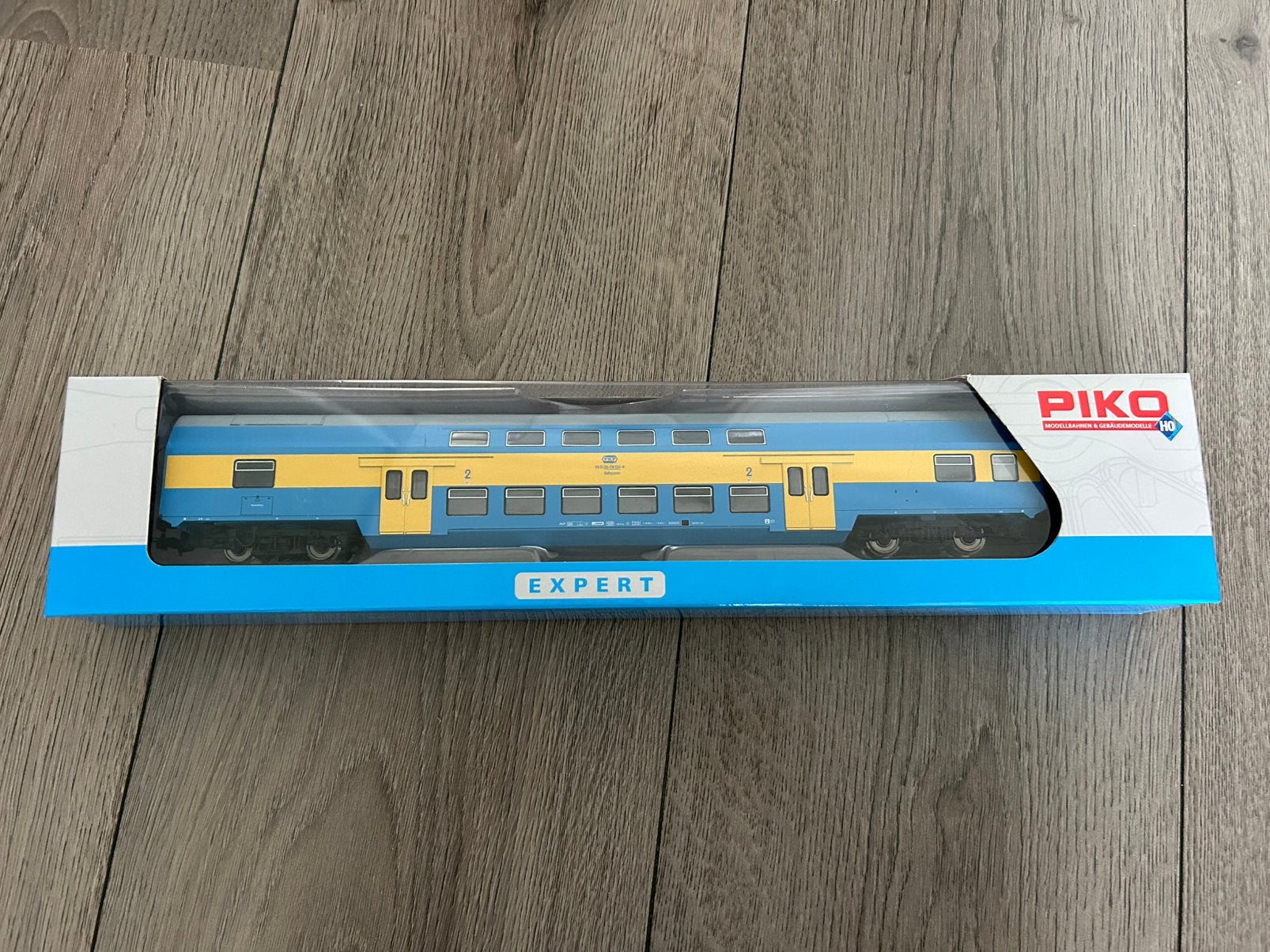 PIKO 53115 PKP dubbeldekker Bdhpumn (134-6), Gebruikt, Gelijkstroom, Wagon, Piko