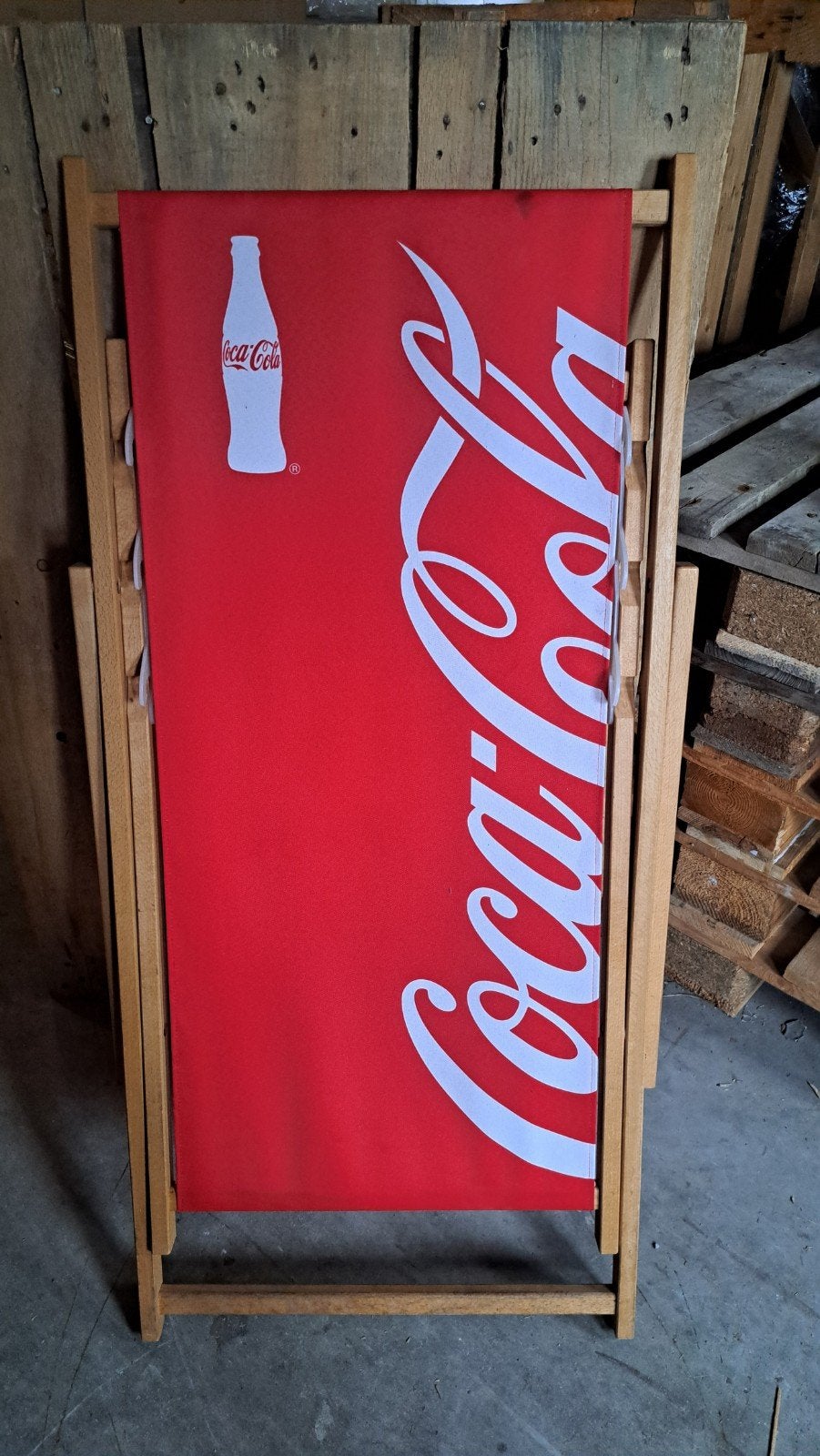 Strandstoel Coca Cola 4 stuks, Verzamelen, Merken en Reclamevoorwerpen, Ophalen, Zo goed als nieuw, Gebruiksvoorwerp