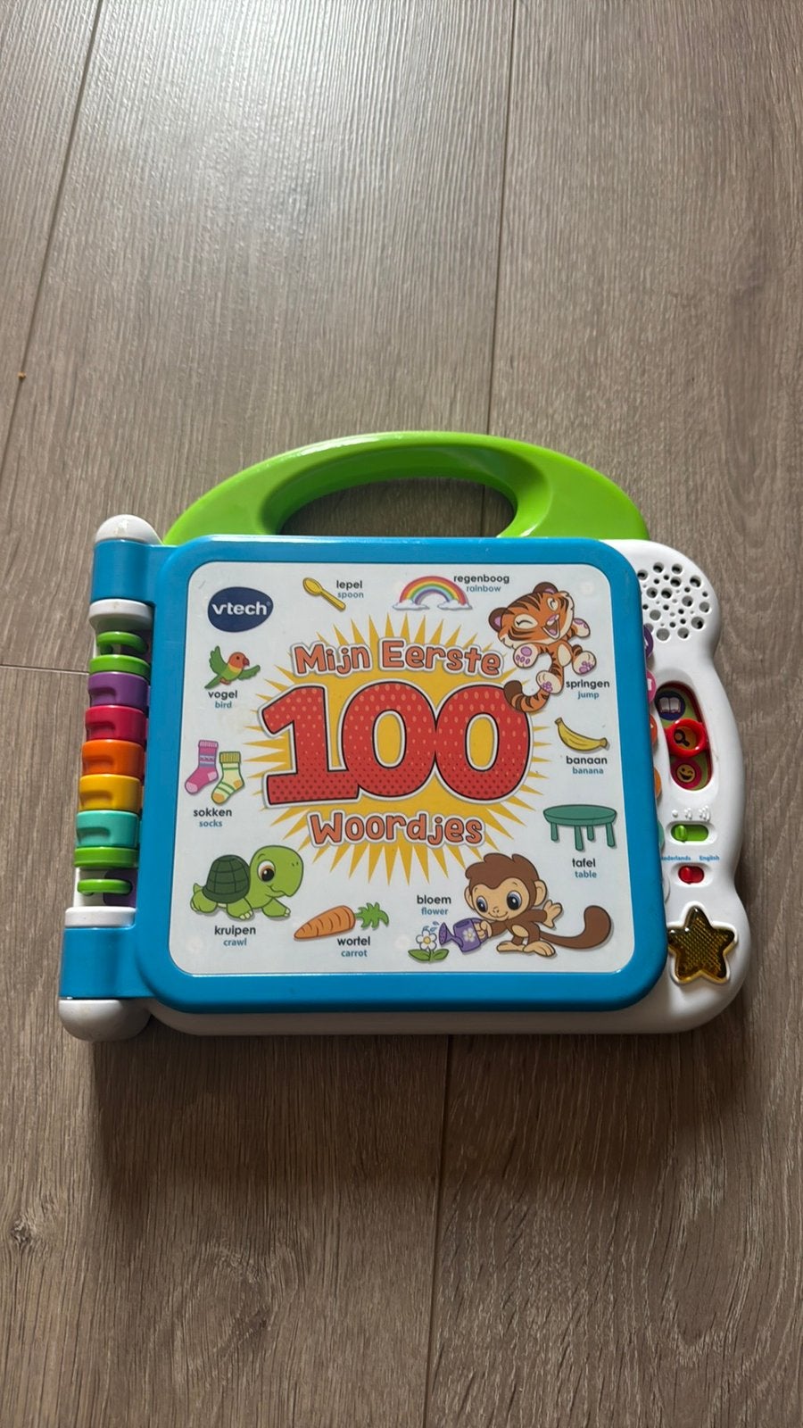 VTech Mijn Eerste 100 Woordjes - Interactief Leerboek, Ophalen of Verzenden, Gebruikt, Taal en Lezen, Met geluid