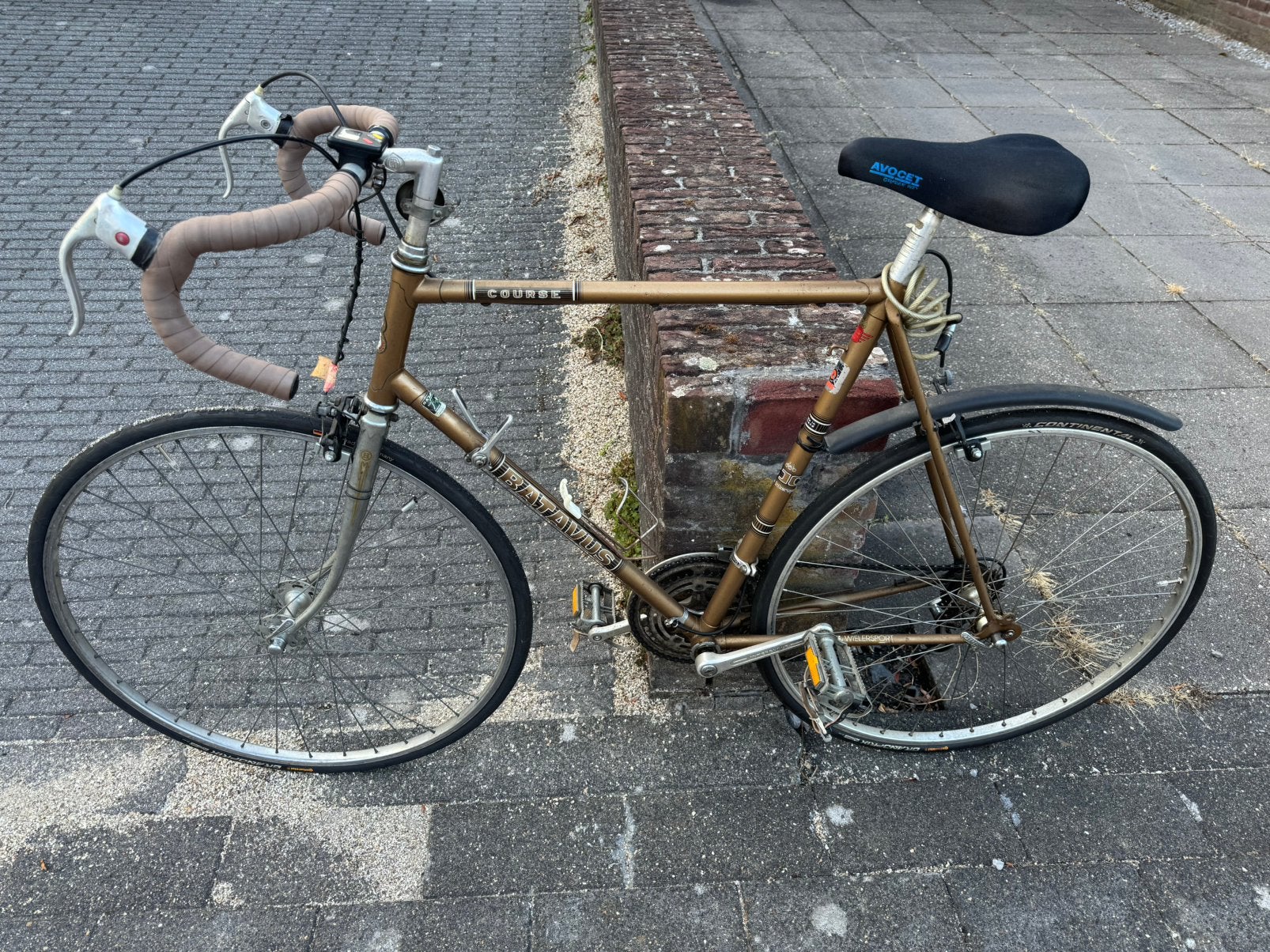 Vintage Batavus racefiets Gold, Ophalen, Minder dan 10 versnellingen, Gebruikt, 26 inch