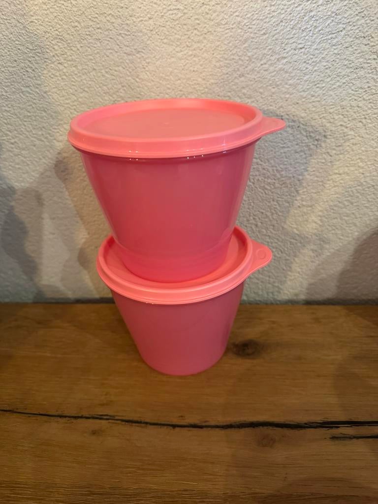 Nieuwe Tupperware bakjes 800 ml - Roze, Ophalen of Verzenden, Nieuw, Bak of Kom