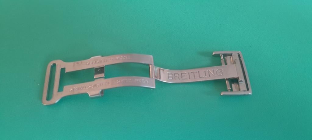 Breitling vouwsluiting / clasp 18 mm, Breitling,  Switzerland, Gebruikt, Verzenden, Breitling
