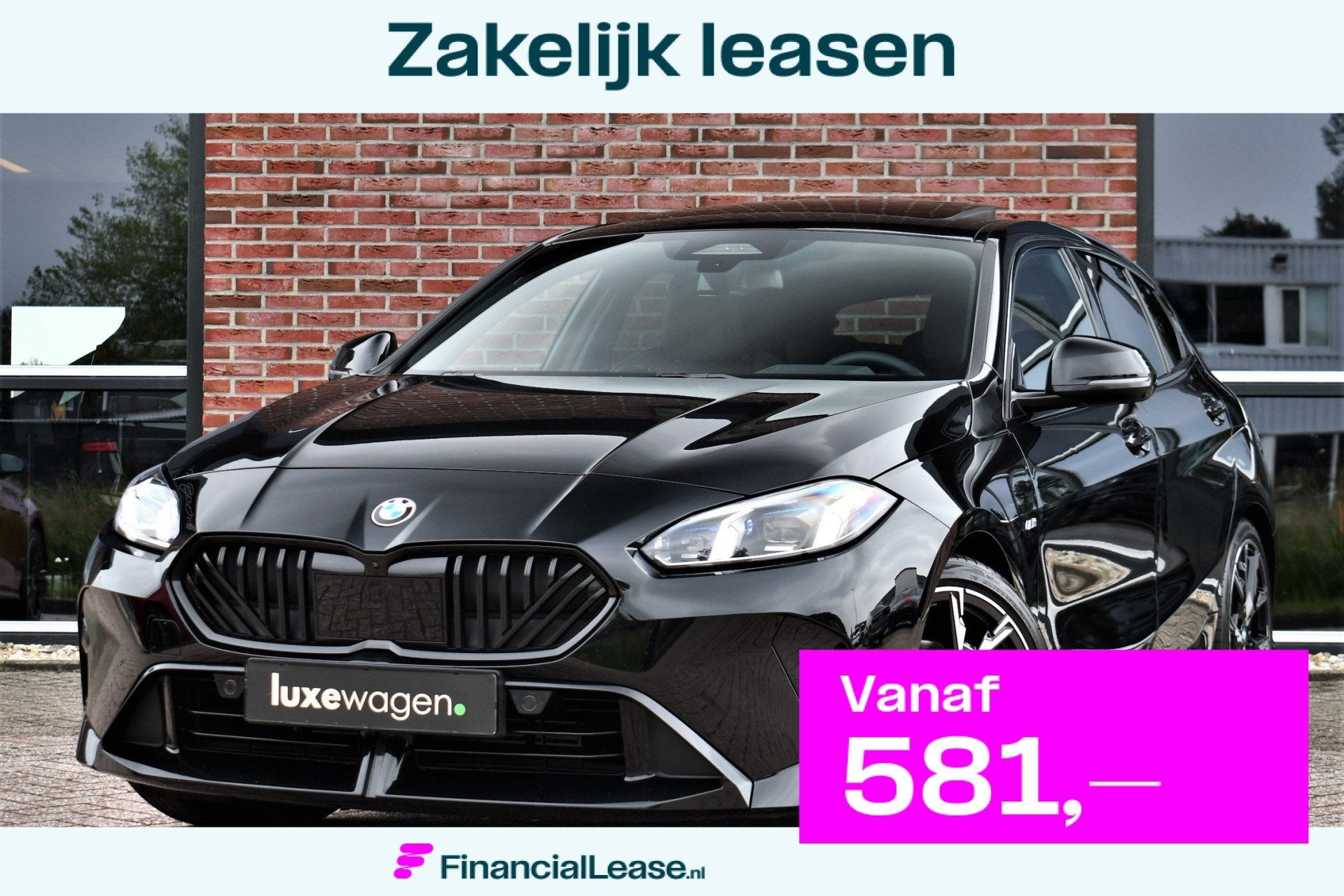 BMW 1 Serie 120 M-Sport Pano ACC 360 HUD Massage H/K 19inch, 12 maanden, Gebruikt, Zwart, 19 km/l