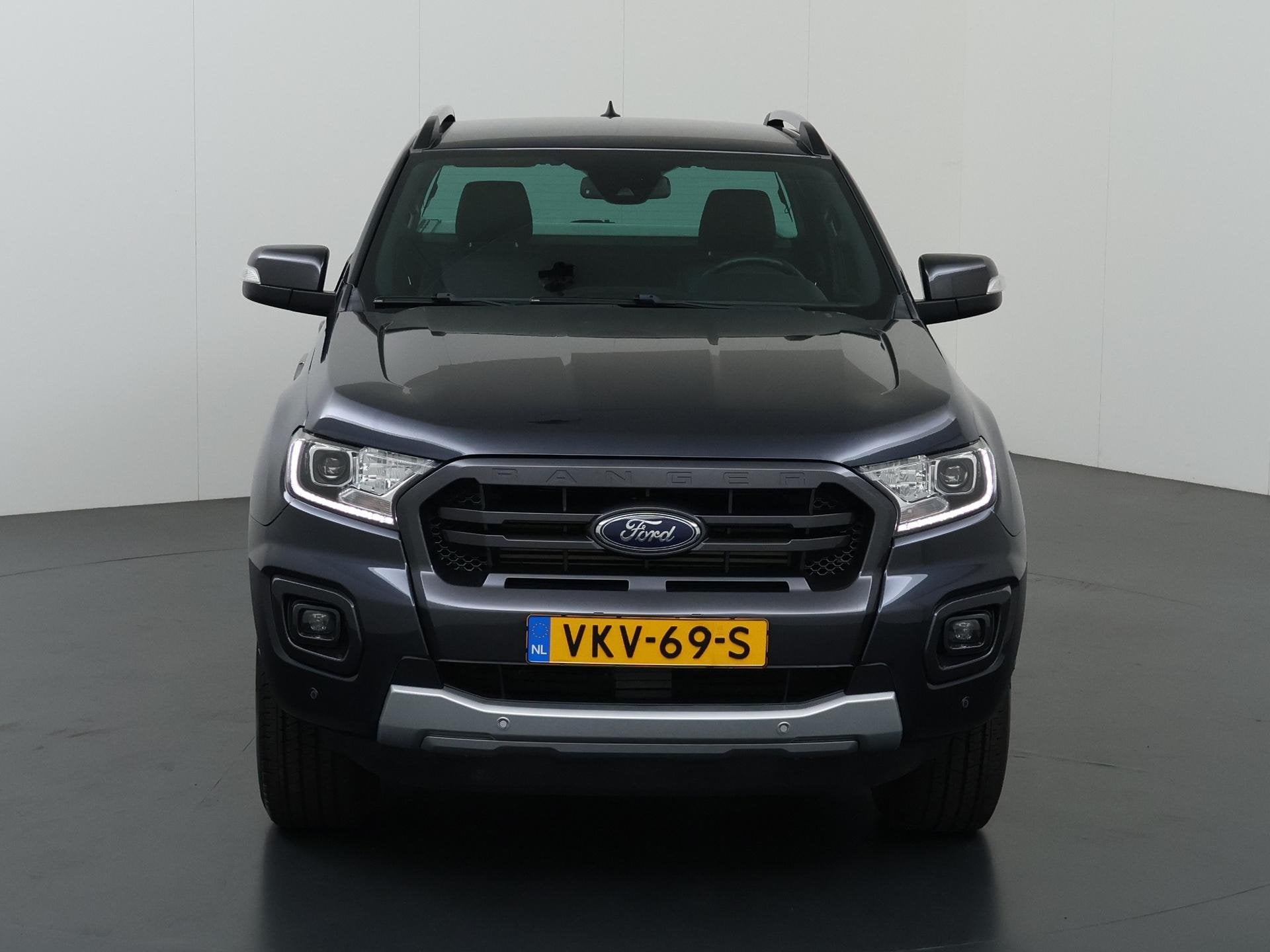 Ford Ranger 2.0 EcoBlue | Aut. | Wildtrak | 3500 KG. AHW | S, Auto's, Gebruikt, 4 cilinders, Leder en Stof, Origineel Nederlands