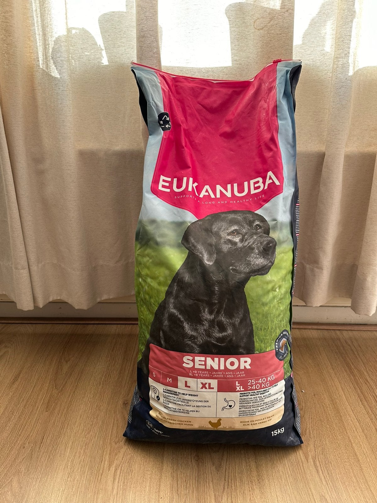 Eukanuba Senior brokken 15 kg, Ophalen, Hond