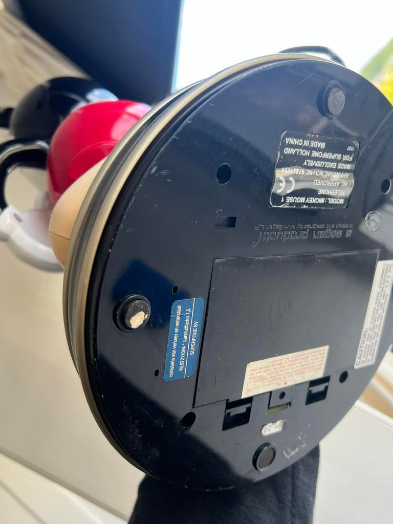 Vintage Mickey Mouse Telefoon met Draaischijf, Ophalen of Verzenden, Zo goed als nieuw