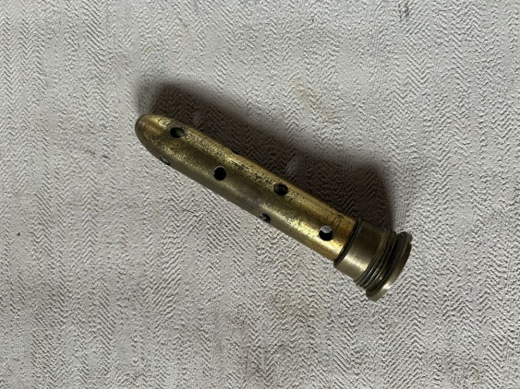 wo2 - Britse fuse voor betere verbranding - 1944 - LEEG, Ophalen of Verzenden, Landmacht, Engeland, Hulzen of Bodemvondsten
