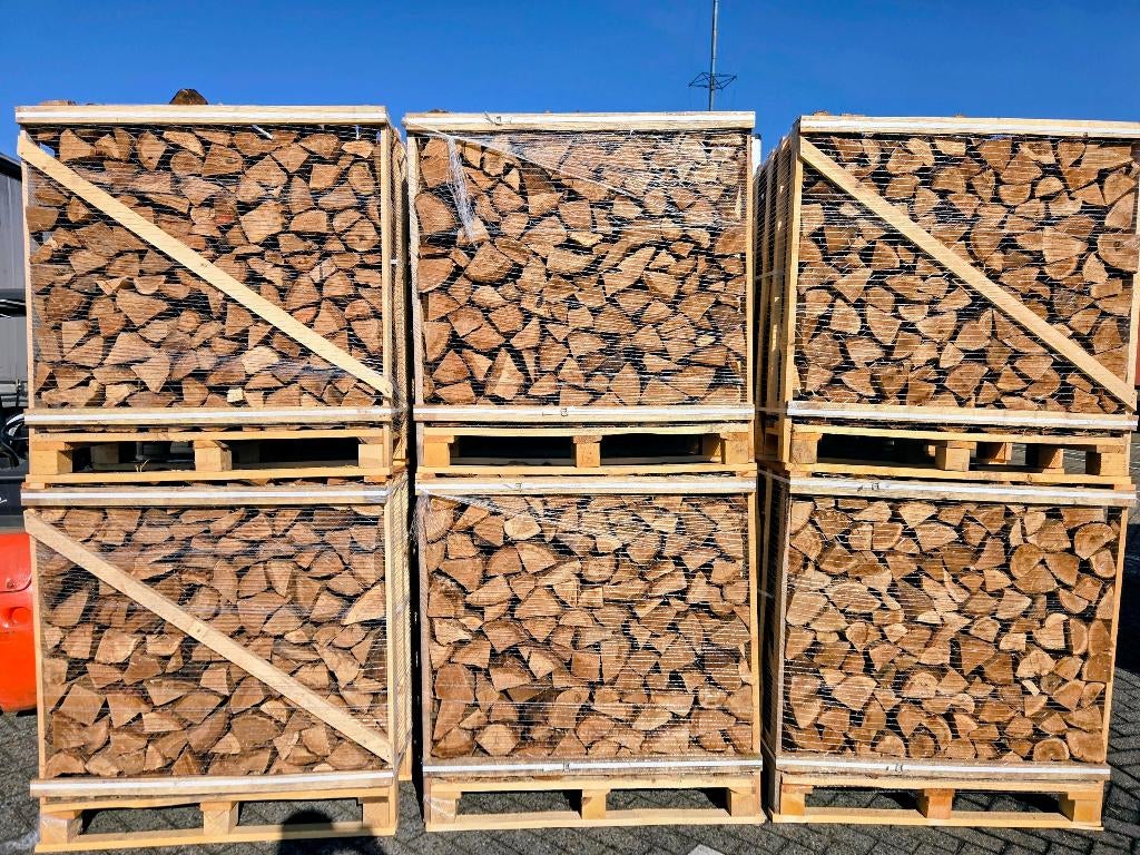 Haardhout 1 kuub kisten ovengedroogd, Minder dan 3 m³, Ophalen of Verzenden, Blokken