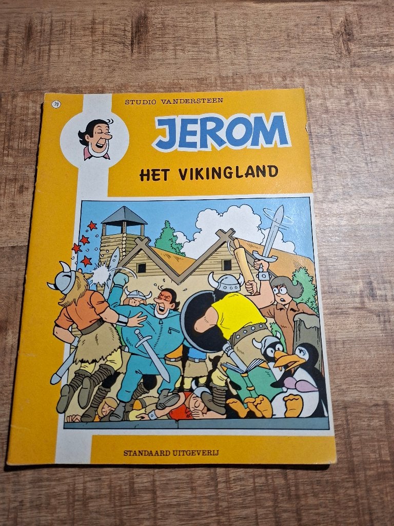 Jerom – Het Vikingland, Eén stripboek, Ophalen of Verzenden, Zo goed als nieuw
