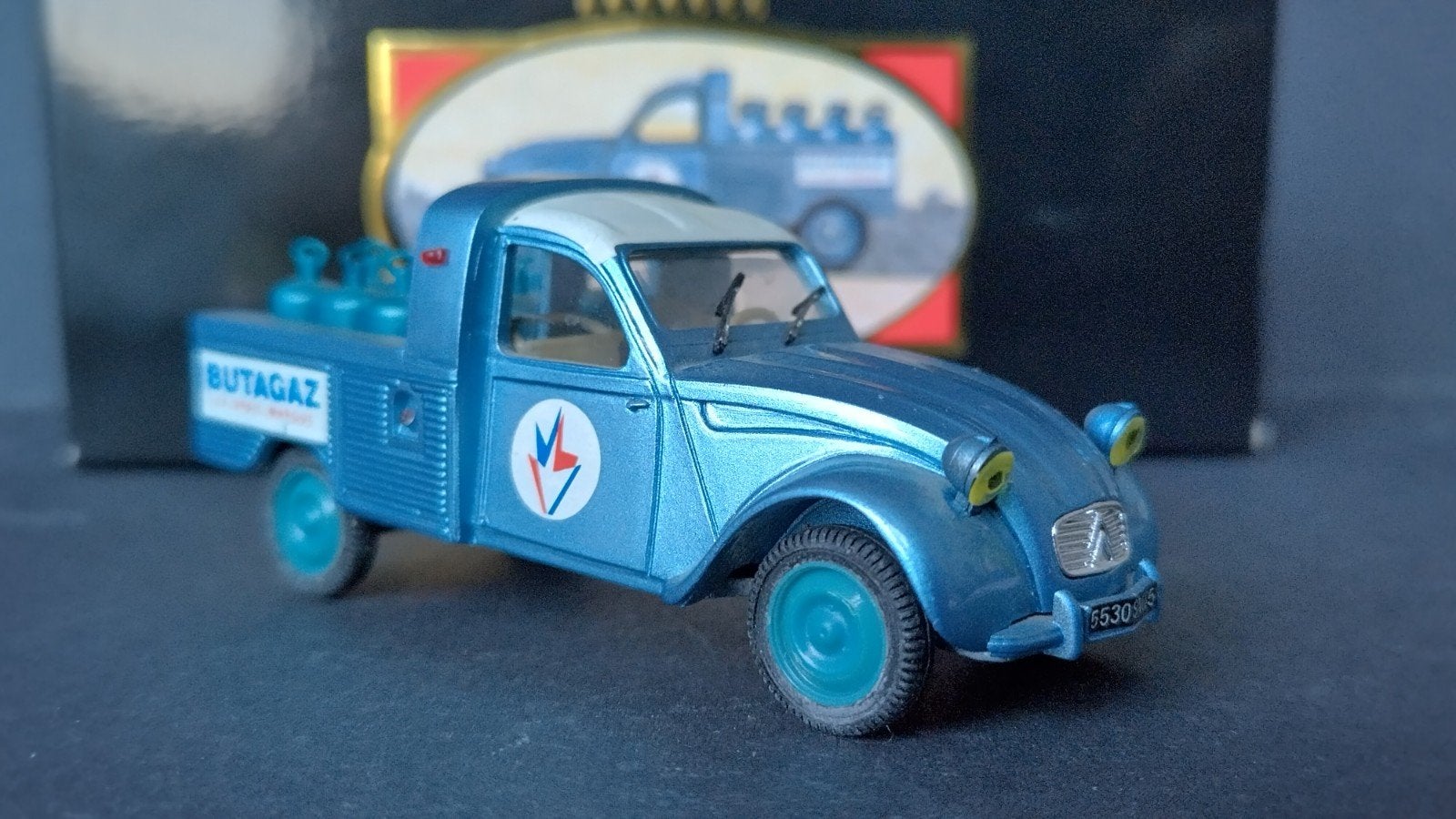 Citroen. 2cv Butagaz 1:43 Norev Pol, Overige merken, Auto, Verzenden, .