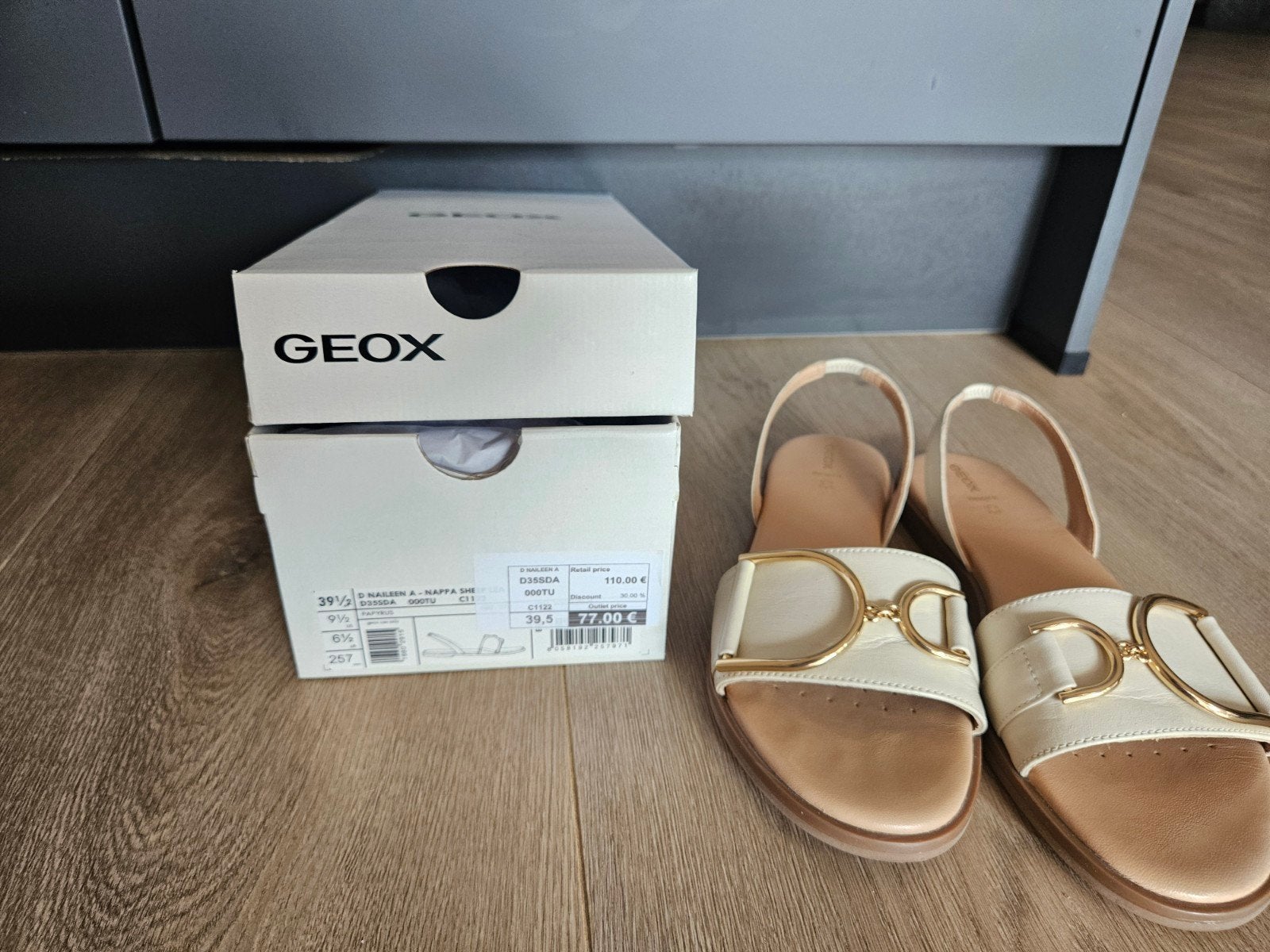 sandalen geox 39, Ophalen of Verzenden, Nieuw, Sandalen of Muiltjes