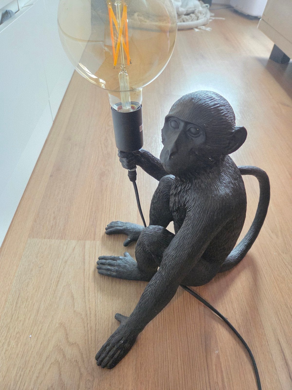 Light & Living Apenlamp - Tafellamp, Huis en Inrichting, Ophalen, Kunststof, Gebruikt, E27 (groot)