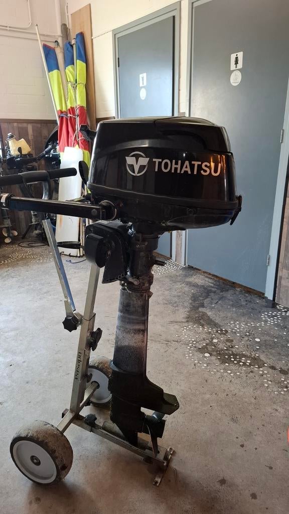 Tohatsu 6 pk buitenboordmotor, Watersport en Boten, Buiten- en Binnenboordmotoren, Ophalen, Gebruikt, 5 tot 10 pk, Viertaktmotor