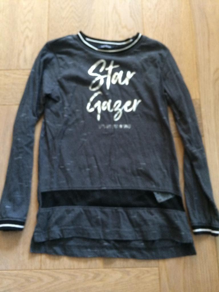 ZGAN stoere grijze longsleeve van Blue Seven maat 116, Blue seven, Meisje, Ophalen of Verzenden, Zo goed als nieuw