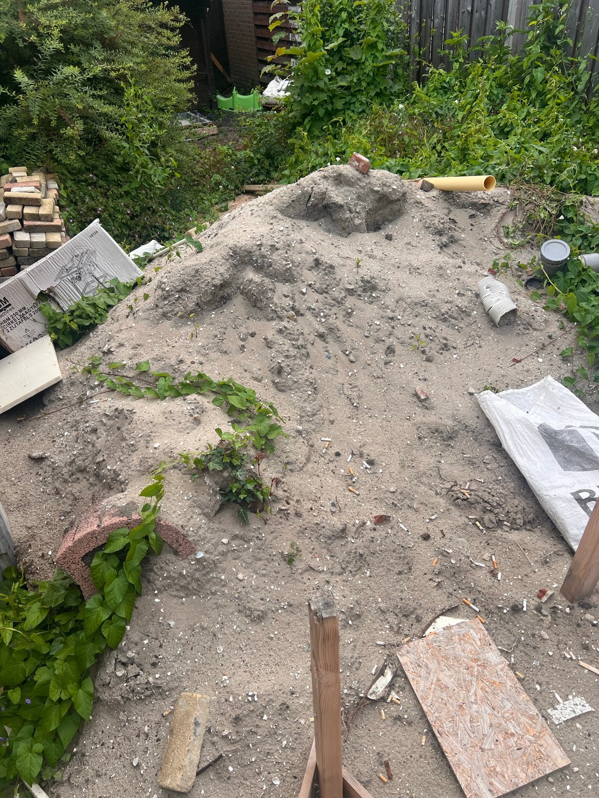 Gratis Ophoogzand af te halen, Tuin en Terras, Zand, Ophalen, Gebruikt, Ophoogzand