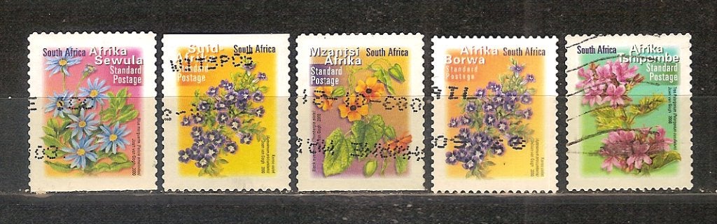 Bloemen 27 Zuid Afrika, Ophalen of Verzenden, Gestempeld, Dier of Natuur