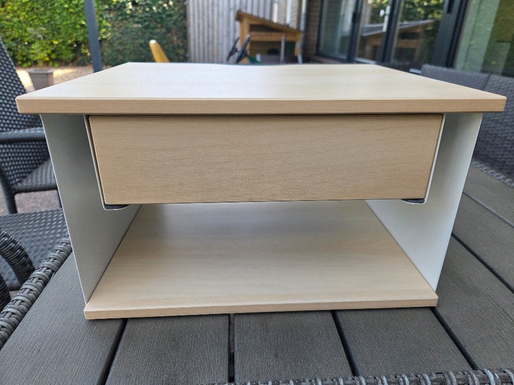 IKEA nachtkastje STOMSÖ, Ophalen, Zo goed als nieuw, Minder dan 45 cm, 55 tot 70 cm