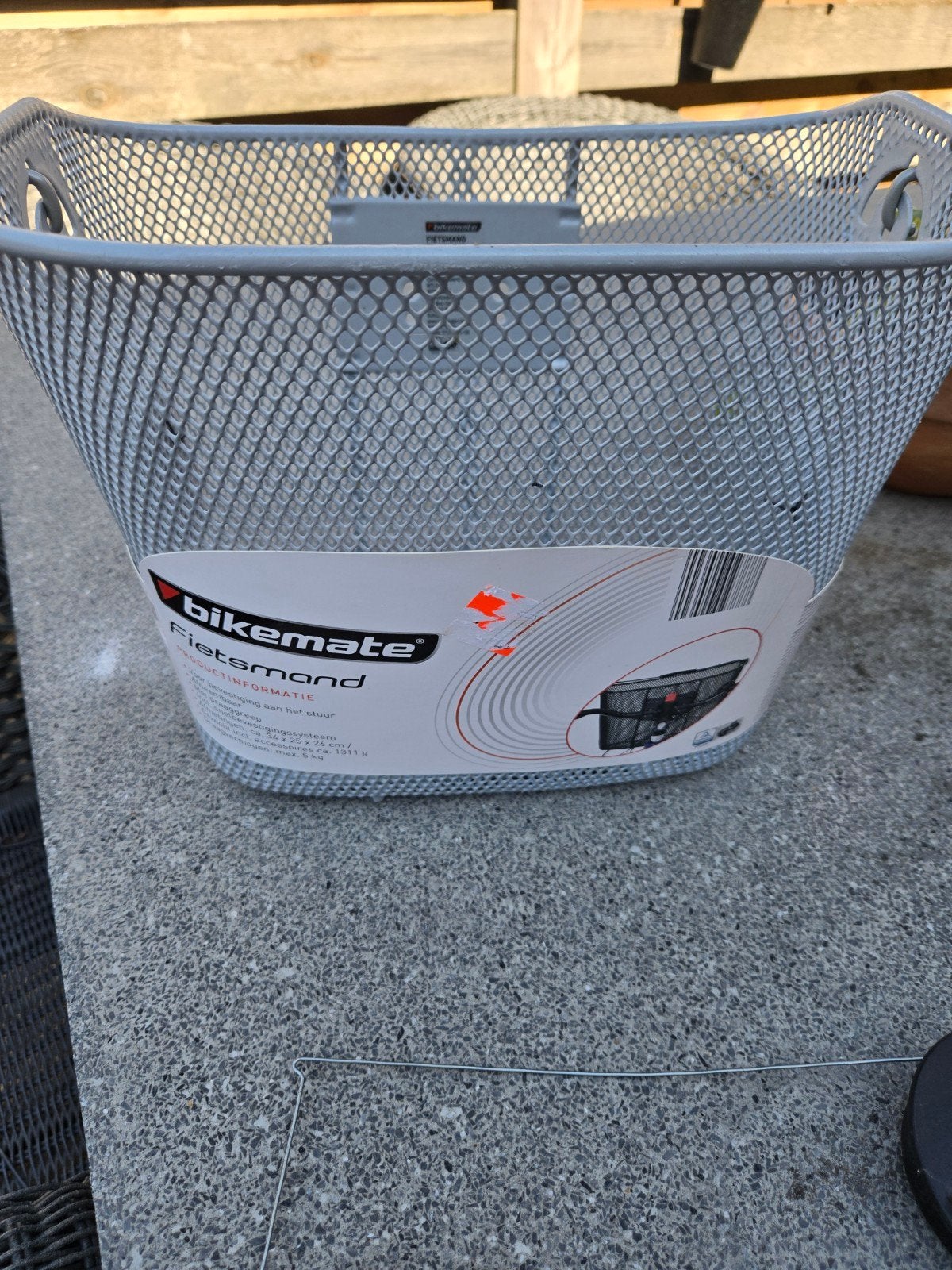 Bikemate fietsmand met bevestigingsbeugel, Fietsen en Brommers, Fietsaccessoires | Fietsmanden, Ophalen, Stuurbevestiging, Nieuw