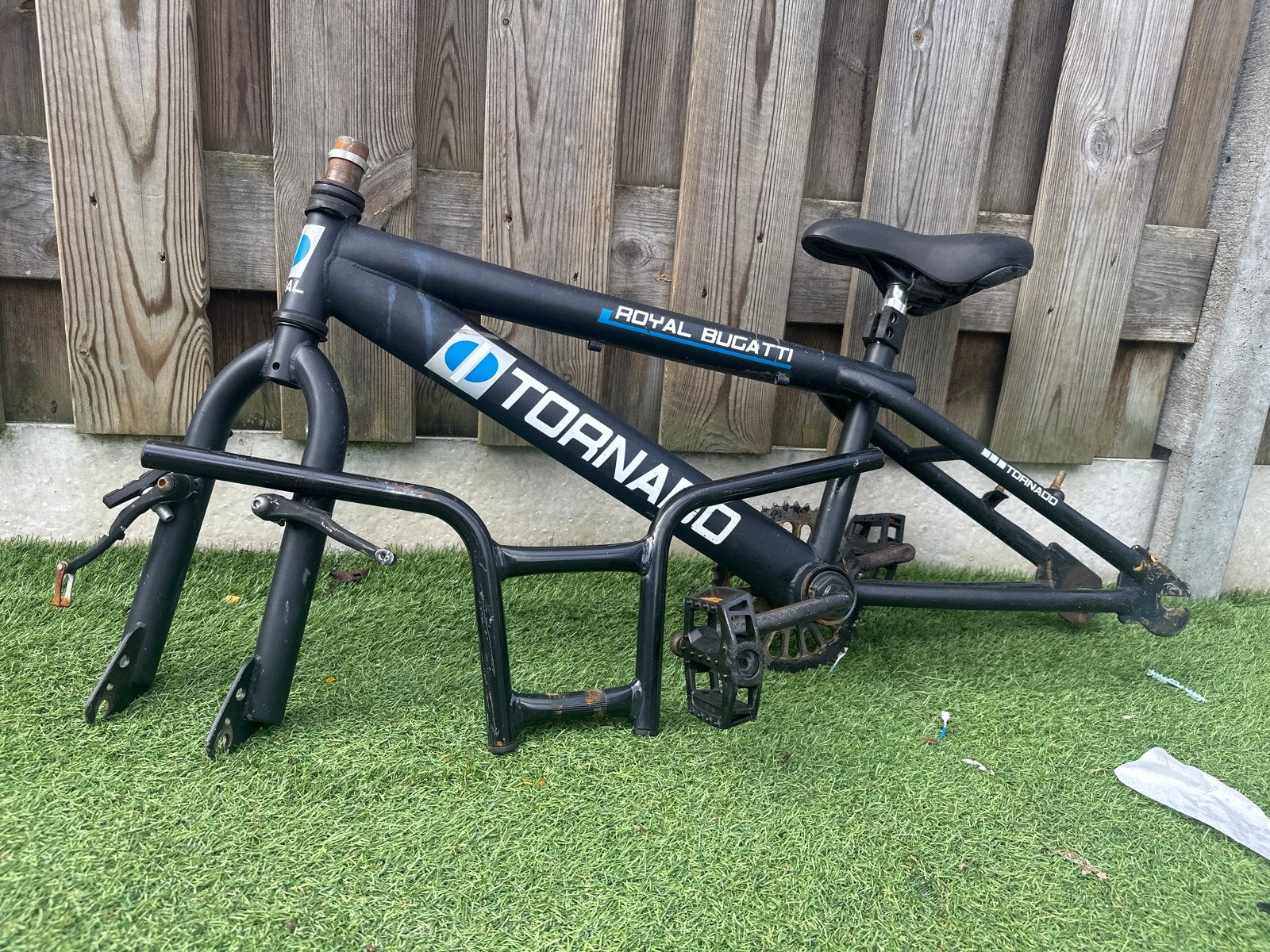 BMX Tornado Royal Bugatti frame en stuur, Ophalen, Gebruikt, BMX, Frame