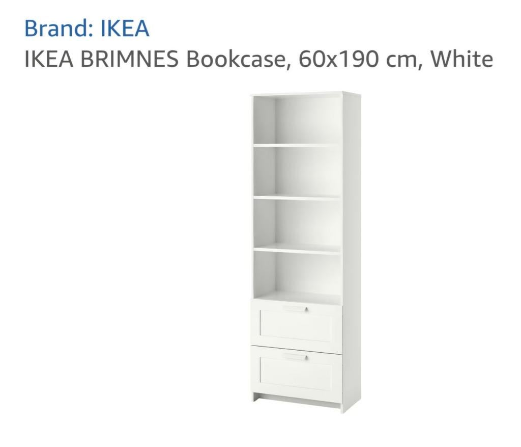 Gezocht Brimnes boekenkast, Ophalen, 50 tot 100 cm, Zo goed als nieuw, 150 tot 200 cm