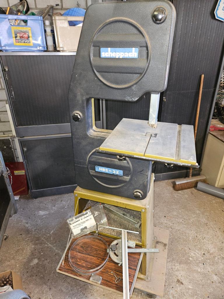 Goed werkende lintzaagmachine van scheppach, Ophalen, Gebruikt