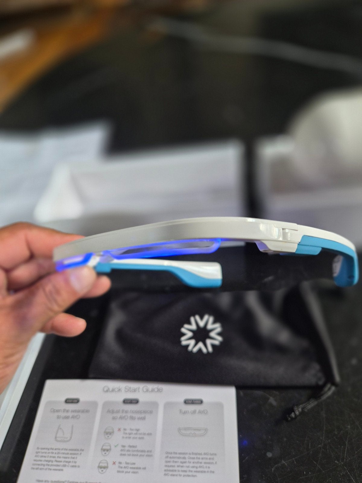 AYOlite Lichttherapie bril - Energie en Bioritme Regulatie, Ophalen of Verzenden, Nieuw, Overige typen