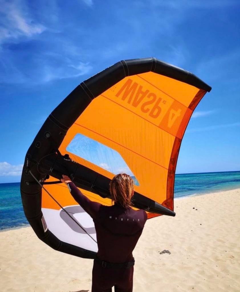 Ozone Wasp V2 5m² wing, Watersport en Boten, Ophalen of Verzenden, Zo goed als nieuw, Wingsurf-wing