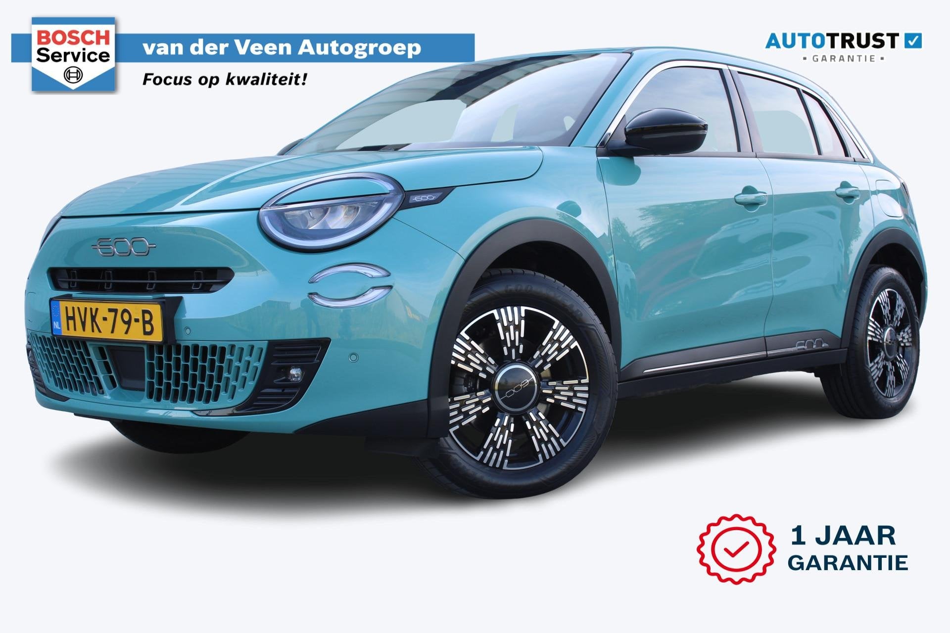 Fiat 600 1.2 Hybrid Urban | Incl. 12 maanden garantie | Stoe, Auto's, Stof, Gebruikt, Euro 6, 1199 cc