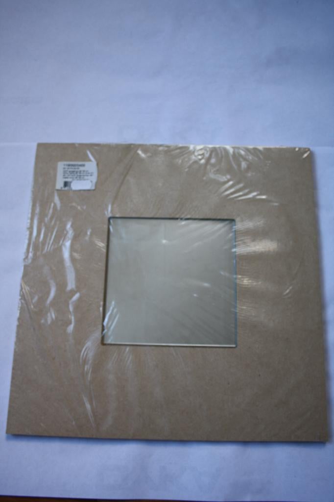 Mdf spiegellijst met spiegel 35x35cm, Ophalen of Verzenden, Nieuw