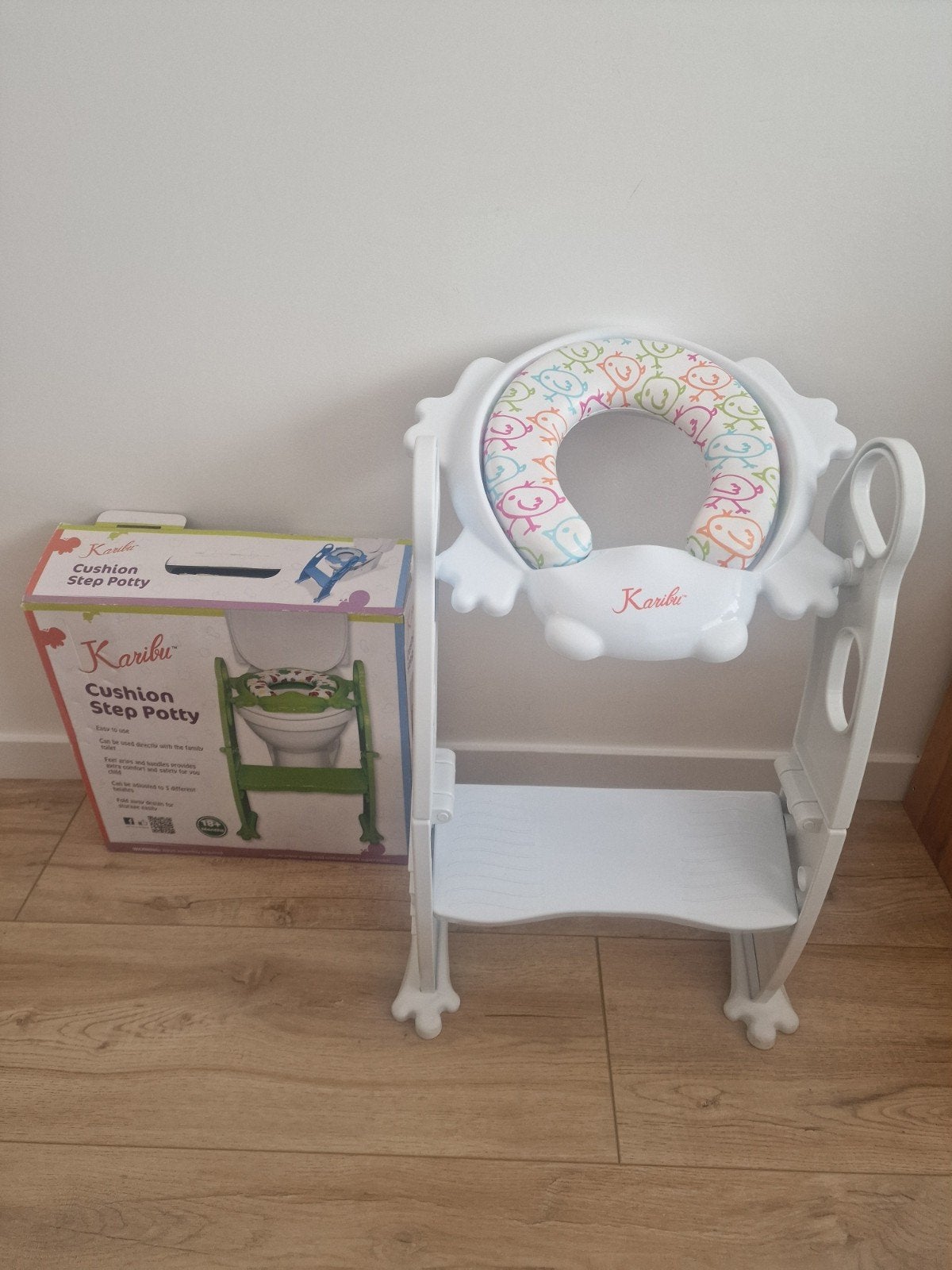 Karibu WC-potje met trapje voor zindelijkheidstraining, Kinderen en Baby's, Ophalen of Verzenden, Nieuw
