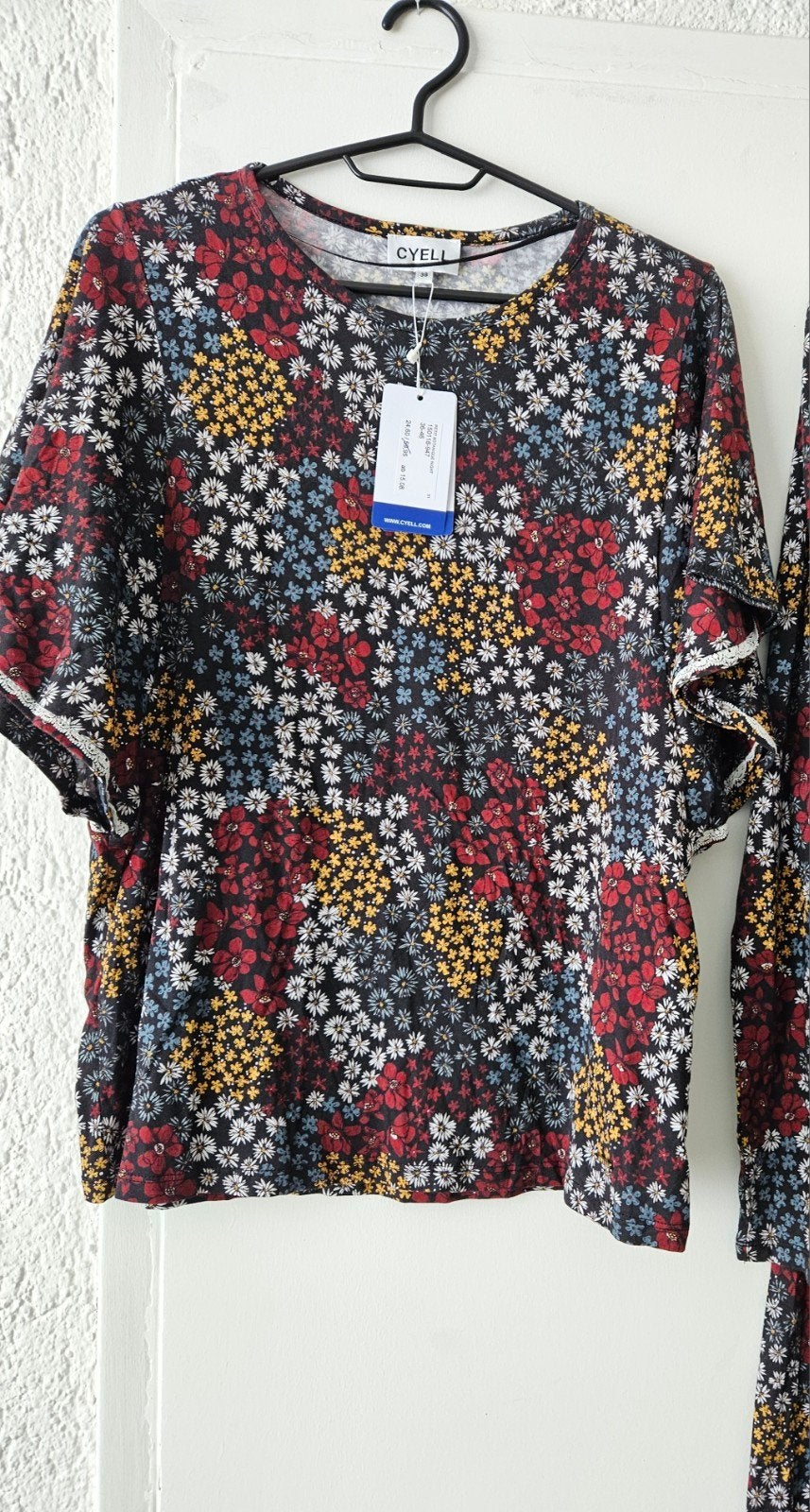Cyell bloemenprint top met korte mouwen, Cyell, Ophalen of Verzenden, Nieuw, Maat 36 (S)