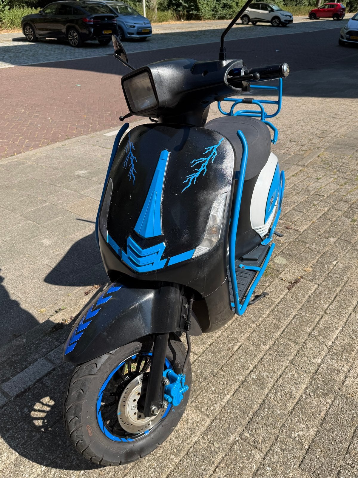 LA SOURIS VESPELINI 50cc scooter - Gele plaat - Custom, Ophalen, Zo goed als nieuw, Benzine, Overige merken