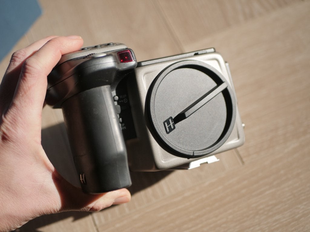 Hasselblad H1 Body + Hasselblad HMi100 Instant Film Back, Ophalen of Verzenden, Gebruikt, Spiegelreflex, Overige Merken