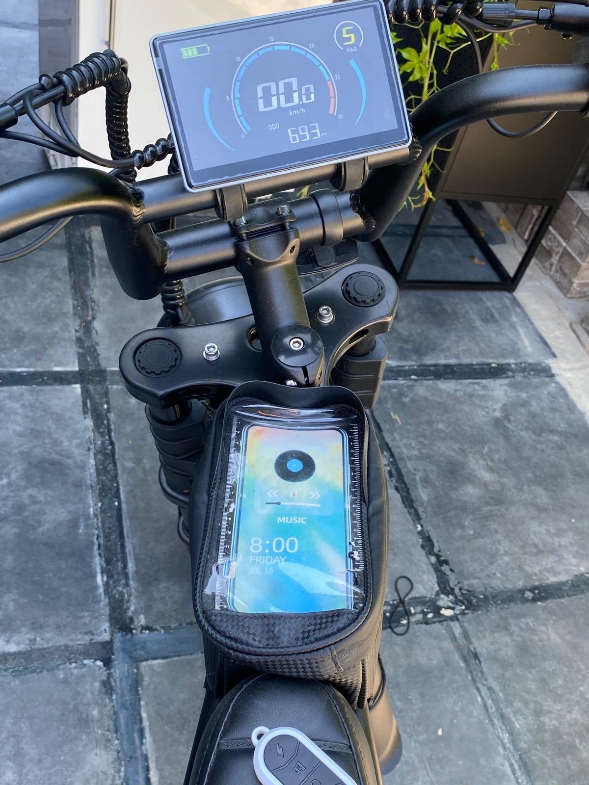 E-bike C80 met dikke banden en lange zitting, Fietsen en Brommers, Elektrische fietsen, Nieuw, 51 tot 55 cm, 50 km per accu of meer