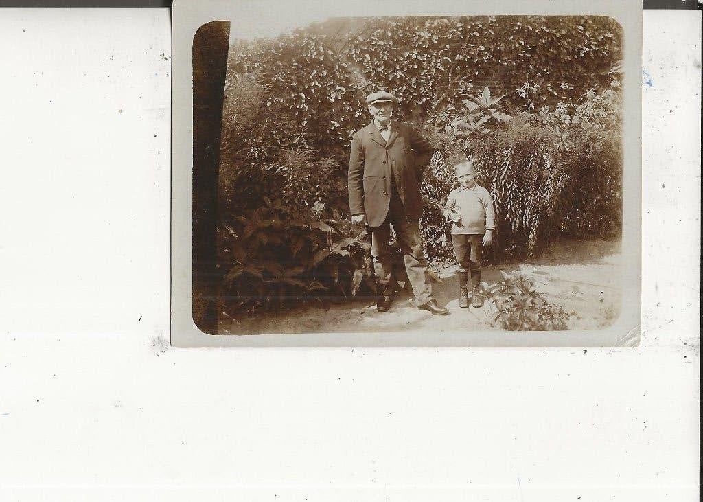 Monster Havenstraat Timmerman Willem v Gaalen met kleinzoon, Ophalen of Verzenden, Voor 1920, Ongelopen, Zuid-Holland